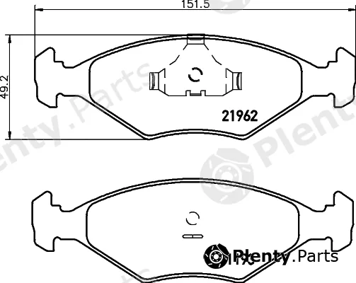 Mintex MDB2904 — Brake Pad Set, disc brake