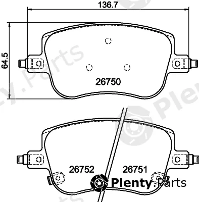 Mintex MDB4328 — Brake Pad Set, disc brake