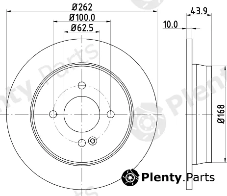 Mintex MDC82382C — Brake Disc