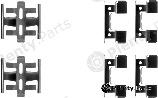 Mintex MBA1022 — Accessory Kit, disc brake pad