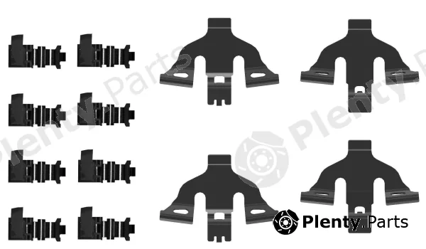 Mintex MBA0092 — Accessory Kit, disc brake pad