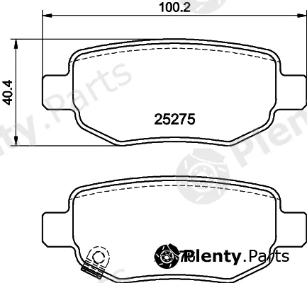 Mintex MDB84264 — Brake Pad Set, disc brake