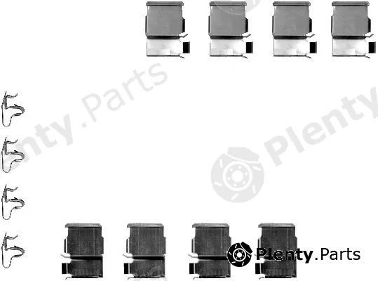 Mintex MBA1133 — Accessory Kit, disc brake pad