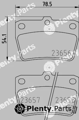 Mintex MDB2160 — Brake Pad Set, disc brake