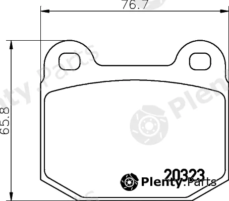 Mintex MDB1099 — Brake Pad Set, disc brake