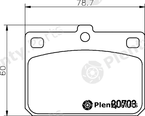 Mintex MDB1069 — Brake Pad Set, disc brake