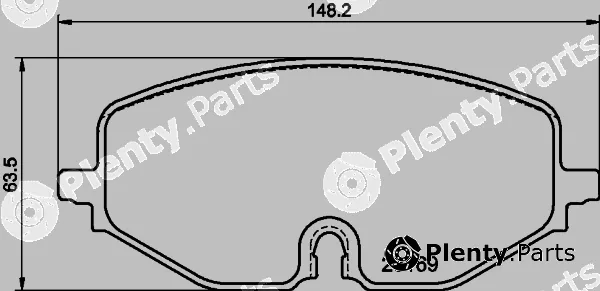 Mintex MDB4282 — Brake Pad Set, disc brake