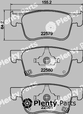 Mintex MDB84248 — Brake Pad Set, disc brake