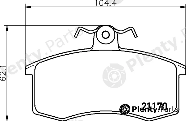 Mintex MDB1353 — Brake Pad Set, disc brake