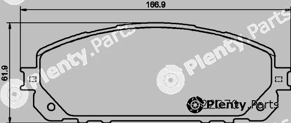 Mintex MDB83789 — Brake Pad Set, disc brake