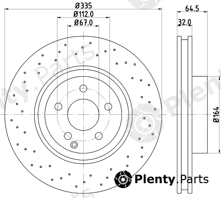 Mintex MDC81862C — Brake Disc