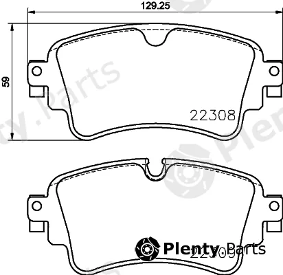 Mintex MDB83850 — Brake Pad Set, disc brake
