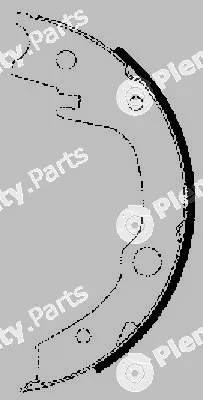 Mintex MFR560 — Brake Shoe Set, parking brake