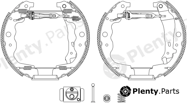 Mintex MSP337 — Brake Shoe Set Shoe Kit Pro