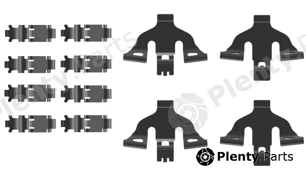 Mintex MBA0093 — Accessory Kit, disc brake pad