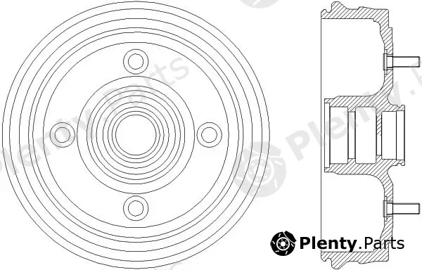 Mintex MBD094 — Brake Drum