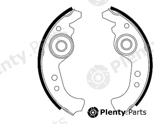 Mintex MFR45 — Brake Shoe Set