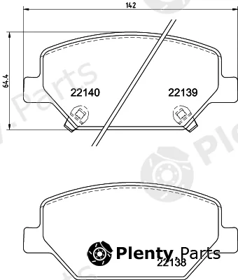 Mintex MDB4067 — Brake Pad Set, disc brake