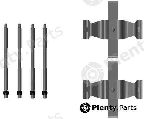 Mintex MBA0107 — Accessory Kit, disc brake pad