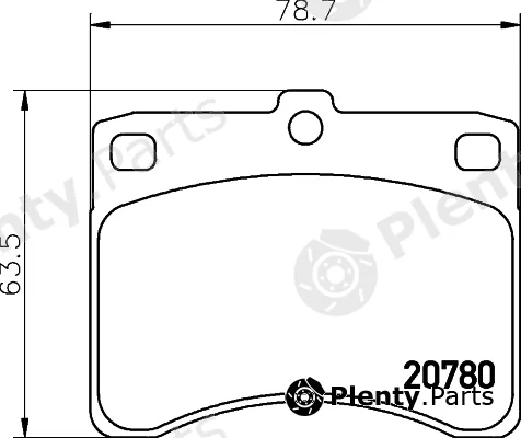 Mintex MDB1429 — Brake Pad Set, disc brake