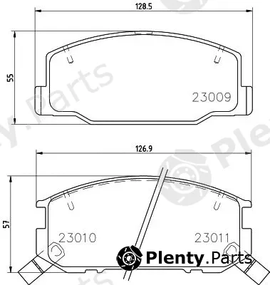 Mintex MDB1546 — Brake Pad Set, disc brake