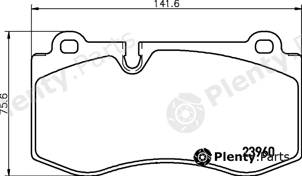 Mintex MDB82821 — Brake Pad Set, disc brake