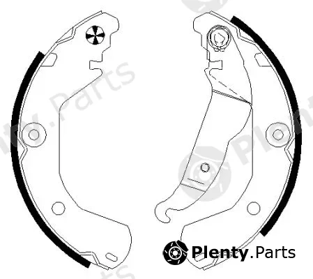 Mintex MFR720 — Brake Shoe Set