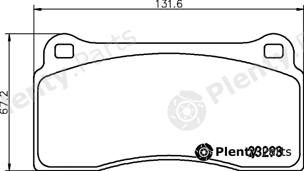 Mintex MDB2413 — Brake Pad Set, disc brake