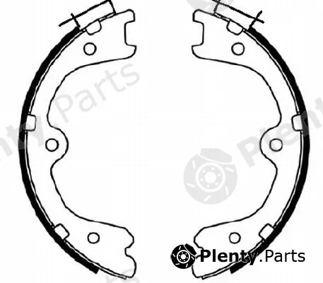 Mintex MFR678 — Brake Shoe Set, parking brake