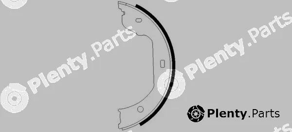 Mintex MFR544 — Brake Shoe Set, parking brake