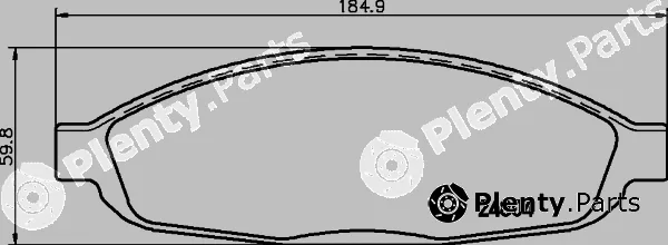 Mintex MDB2559 — Brake Pad Set, disc brake