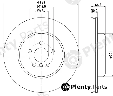 Mintex MDC83212C — Brake Disc
