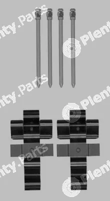 Mintex MBA1852 — Accessory Kit, brake caliper