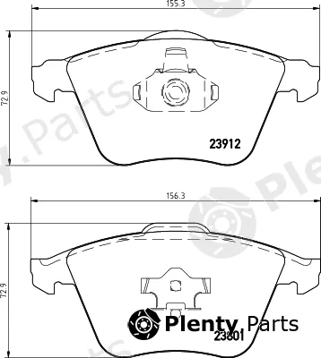 Mintex MDB2749 — Brake Pad Set, disc brake