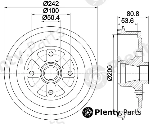 Mintex MBD330 — Brake Drum