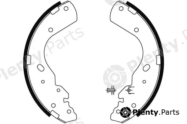 Mintex MFR491 — Brake Shoe Set