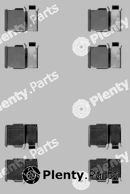 Mintex MBA1033 — Accessory Kit, disc brake pad