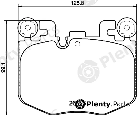 Mintex MDB4359 — Brake Pad Set, disc brake
