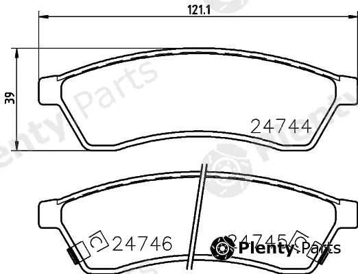 Mintex MDB3020 — Brake Pad Set, disc brake