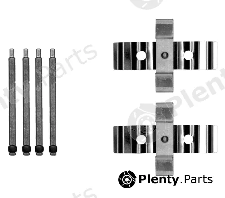 Mintex MBA0054 — Accessory Kit, disc brake pad