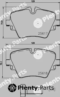 Mintex MDB3757 — Brake Pad Set, disc brake