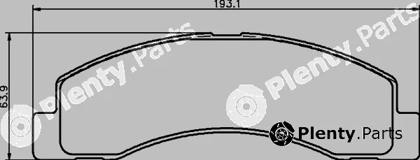 Mintex MDB2319 — Brake Pad Set, disc brake