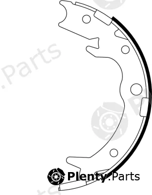 Mintex MFR613 — Brake Shoe Set, parking brake