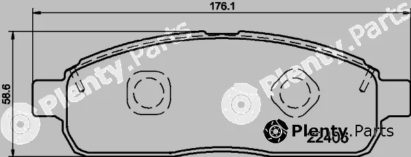 Mintex MDB3842 — Brake Pad Set, disc brake