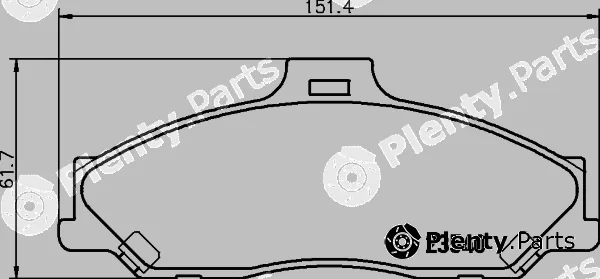 Mintex MDB2053 — Brake Pad Set, disc brake