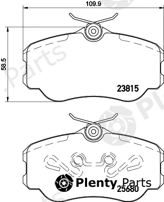 Mintex MDB3371 — Brake Pad Set, disc brake