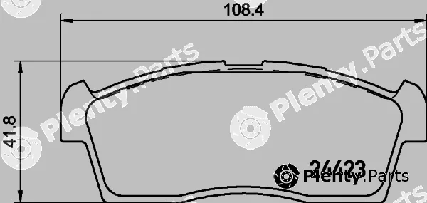 Mintex MDB3146 — Brake Pad Set, disc brake