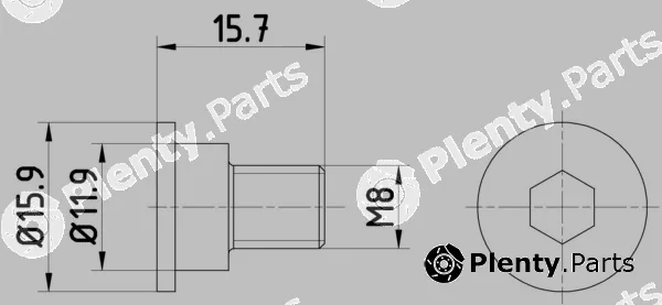 Mintex TPM0003 — Bolt, brake disc