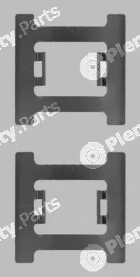 Mintex MBA1041 — Accessory Kit, disc brake pad
