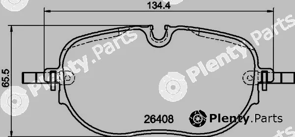 Mintex MDB3479 — Brake Pad Set, disc brake